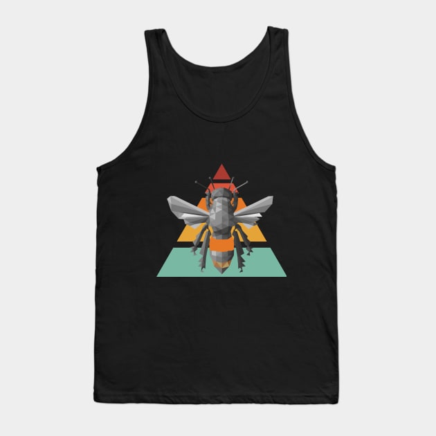 Fly to the Pollinators, Honey Bee Tank Top by pmArtology